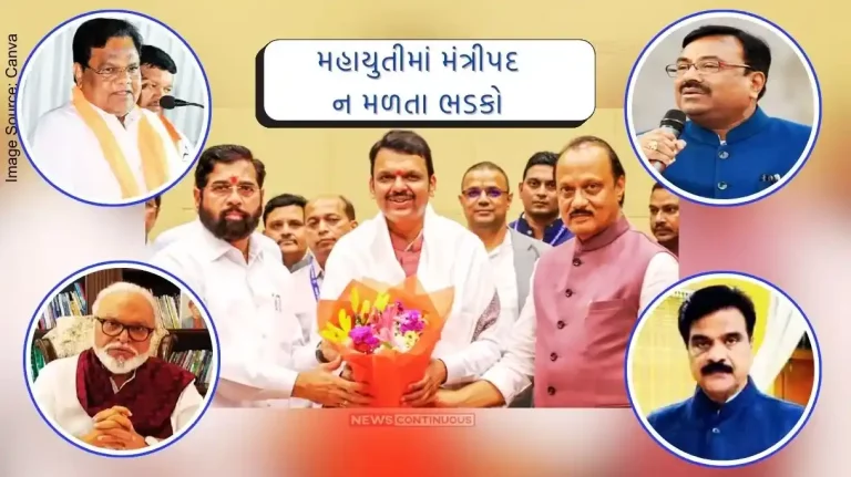 Rebellion of Chhagan Bhujbal Shivtare Mungantiwar Tanaji Sawant due to anger of not getting ministerial post Mahayuti. Rebellion of Chhagan Bhujbal Shivtare Mungantiwar Tanaji Sawant due to anger of not getting ministerial post Mahayuti.