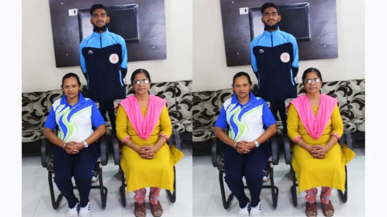Syed Umar of Navyug Arts College selected for football at the national level