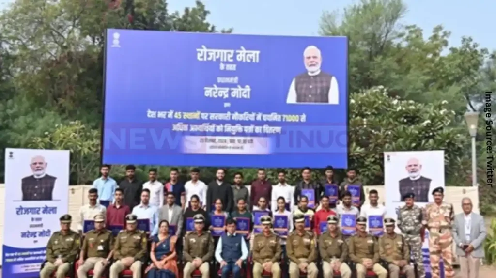 Union Minister Dr. Mansukh Mandaviya distributed appointment letters to youth under the employment fair