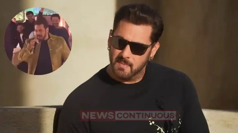 salman khan sets sings o o jaane jaana in front of ambani family