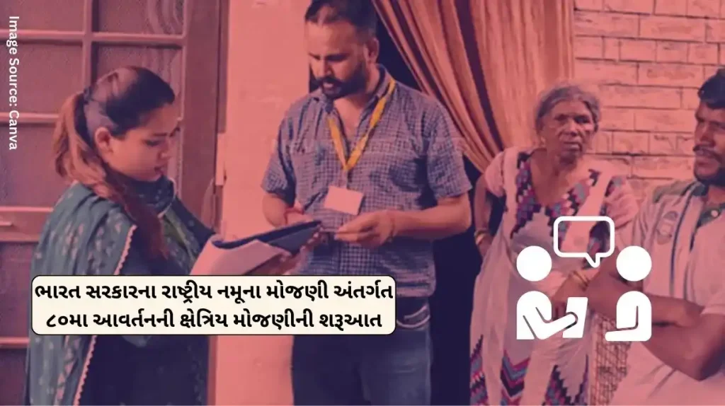 Government of India The 80th frequency of the field survey under the National Sample Survey of the Government of India has begun, citizens have been requested to participate in this work.