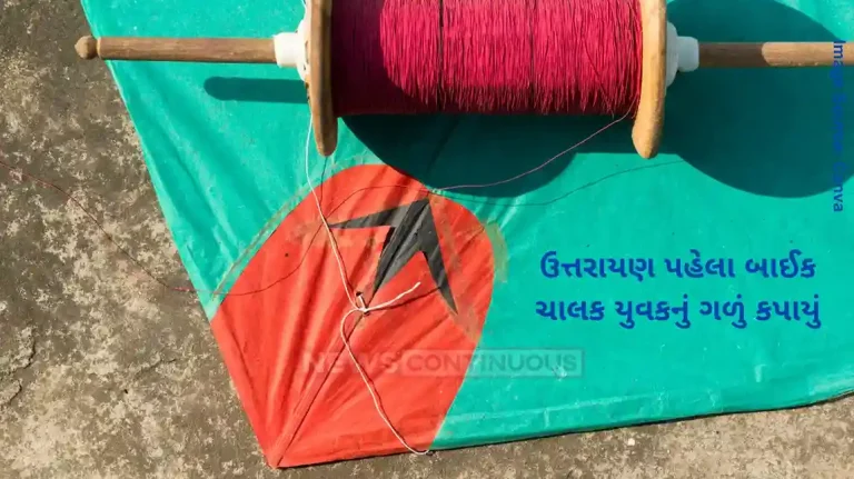 Kite Festival a biker throat was cut by a manja incidents in madhuban city vasai Kite Festival a biker throat was cut by a manja incidents in madhuban city vasai