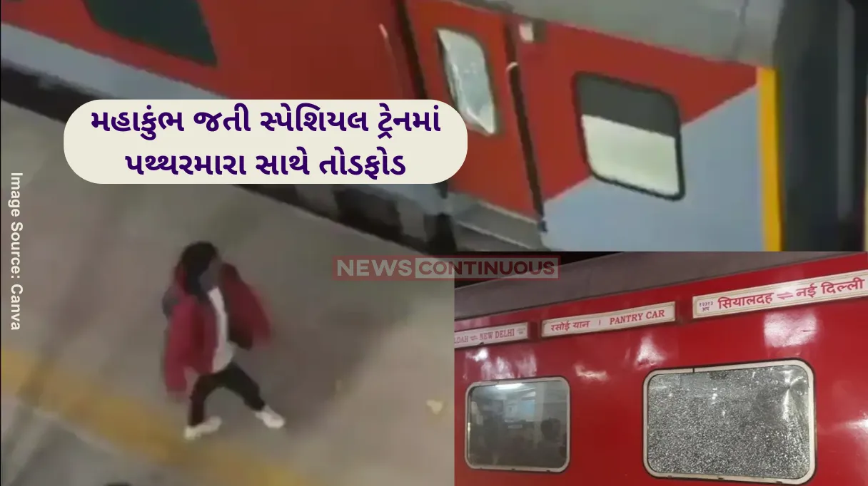 Prayagraj Train Attack special train from jhansi to prayagraj carrying mahakumbh devotees brutally attacked by a mob