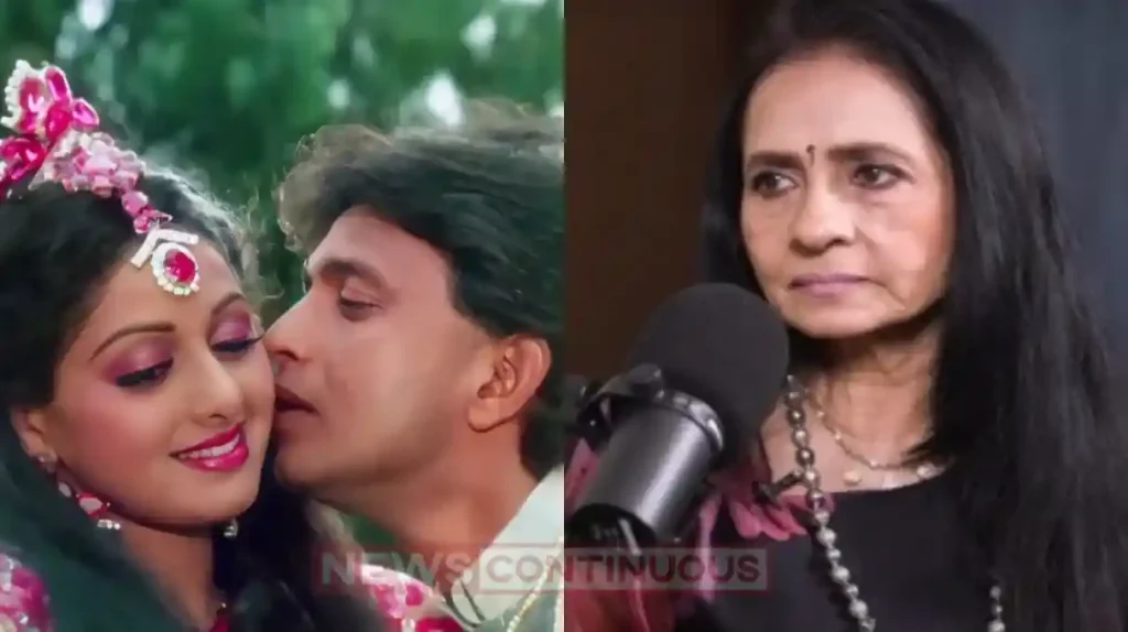Sridevi madly in love with Mithun Chakraborty actress sujata mehta reveal
