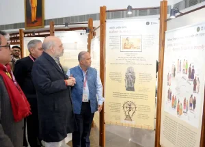 Union Home Minister Amit Shah releases the book 'Jammu Kashmir and Ladakh Through the Ages A Visual Narrative of Continuities and Linkages