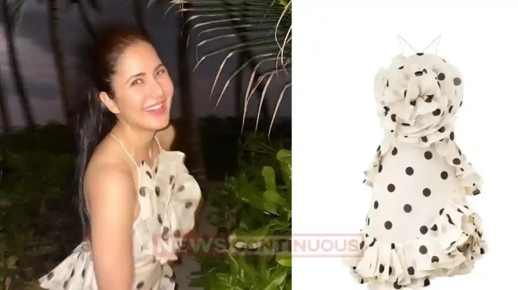 katrina kaif celebrates new year in white polka dots dress know her outfit price