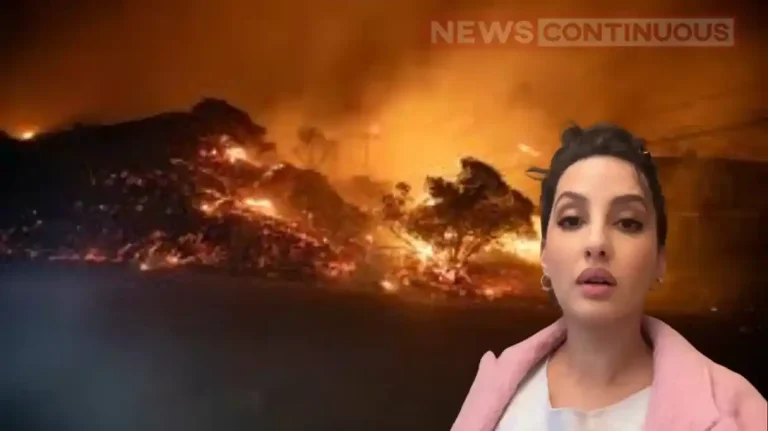 los angeles fire destroys homes of many hollywood actors nora fatehi share a video