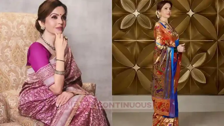 nita ambani beautiful handloom sarees collection