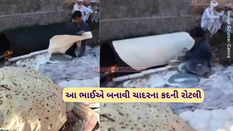 world largest Roti Man makes 'world's largest' 12-feet roti, causing a buzz among netizens.