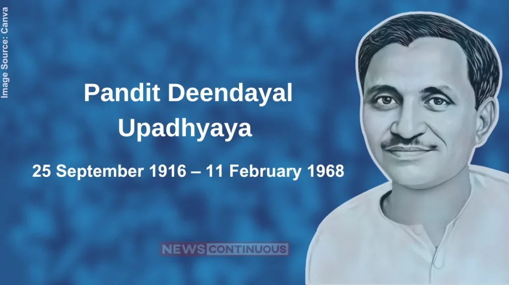 Deendayal Upadhyaya death anniversary The former Bharatiya Jan Sangh leader who had the dream of 'Aatmanirbhar Bharat'