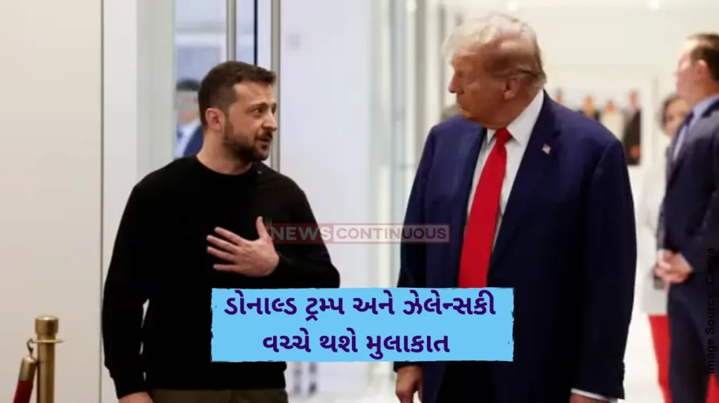 Donald Trump Zelensky meet Zelensky in US to sign mineral deal as Trump tries to deny calling him a dictator