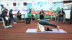Gujarat State Yoga Board State Level Yoga Asana Competition-2025 held in Pandesara