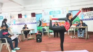 Gujarat State Yoga Board State Level Yoga Asana Competition-2025 held in Pandesara