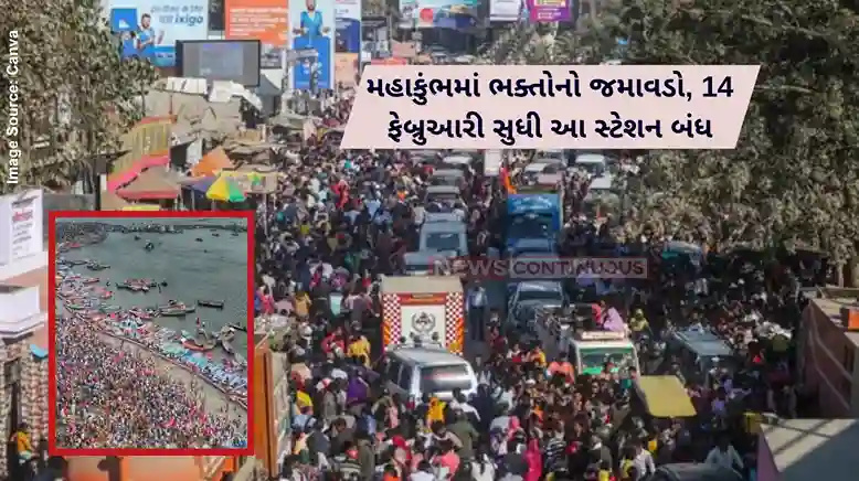 Mahakumbh Traffic JamMassive Traffic Snarl For Kilometers At Maha Kumbh; Prayagraj Sangam Station Shut, Devotees Stranded