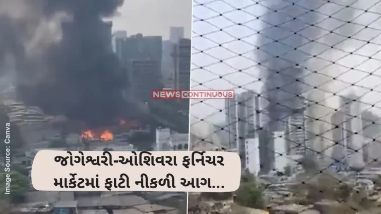 Mumbai fire Major fire broke out in Jogeshwari Furniture Market Mumbai fire Major fire broke out in Jogeshwari Furniture Market