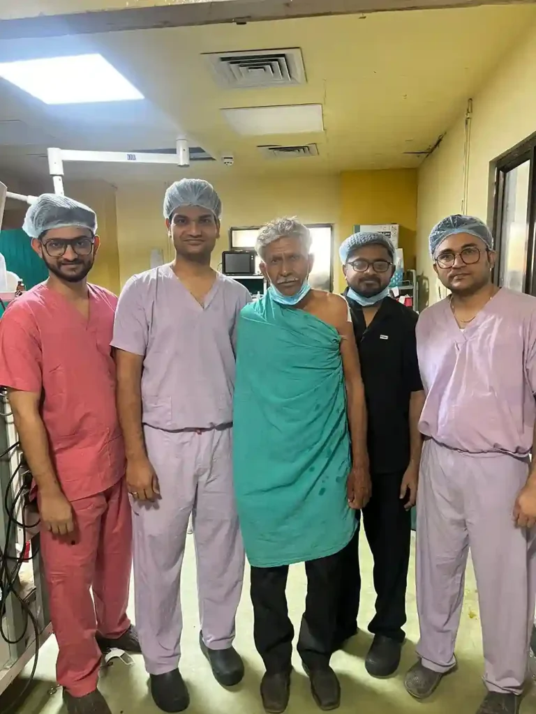 Road Accident Treatment Bharat Singh, injured in a road accident in Maharashtra, received free treatment