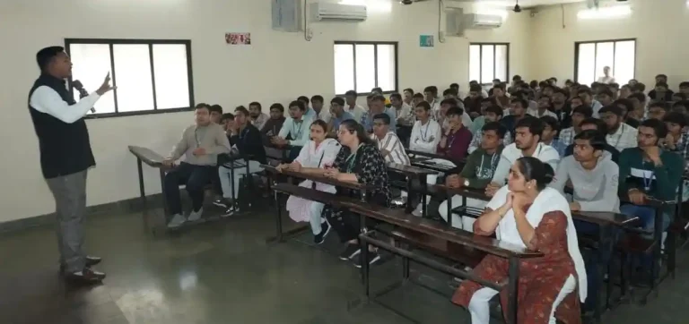 Road Safety An educational program on road safety was organized based on this theme at BCA and BBA colleges in Surat