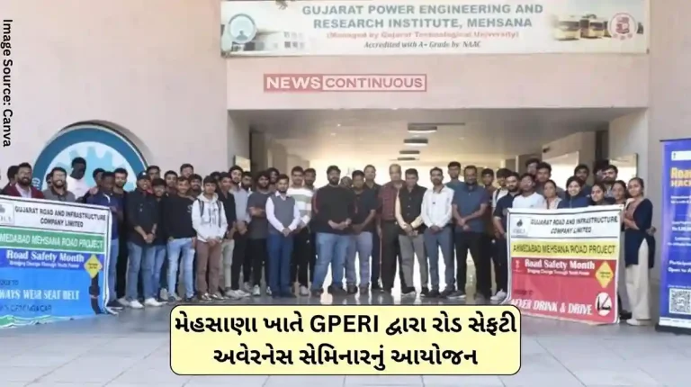 Road Safety Awareness GPERI organized a road safety awareness seminar at Mehsana