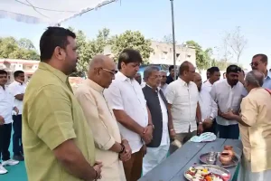 Sandeepbhai Desai Development work started at Shankheshwar Mahadev Temple at Kamrej
