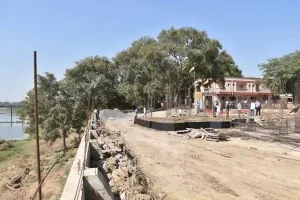 Sandeepbhai Desai Development work started at Shankheshwar Mahadev Temple at Kamrej
