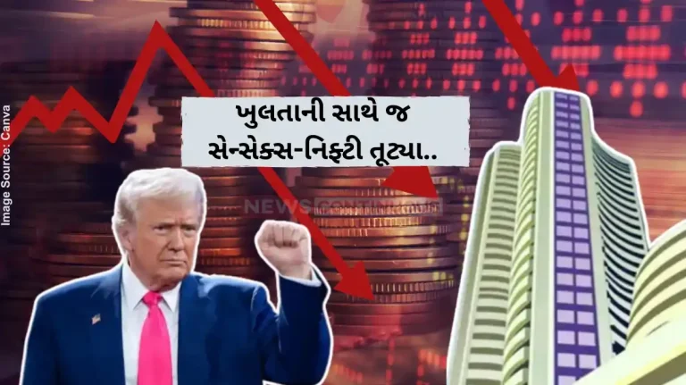 Share Market Crash Sensex, Nifty open in the red