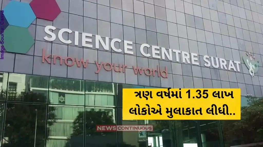Surat Science Centre 1.35 lakh people visited in three years..