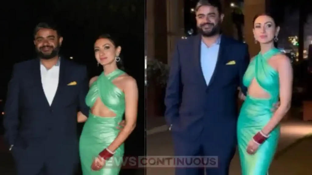 priyanka chopra bhabhi neelam look stun in green cut out dress