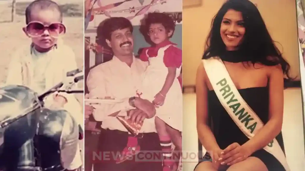 priyanka chopra share her childhood pics
