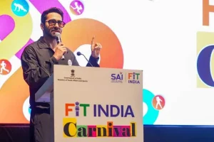 Fit India Carnival  Dr. Mansukh Mandaviya Inaugurates Star-Packed First-Ever Fit India Carnival