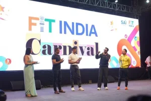Fit India Carnival  Dr. Mansukh Mandaviya Inaugurates Star-Packed First-Ever Fit India Carnival