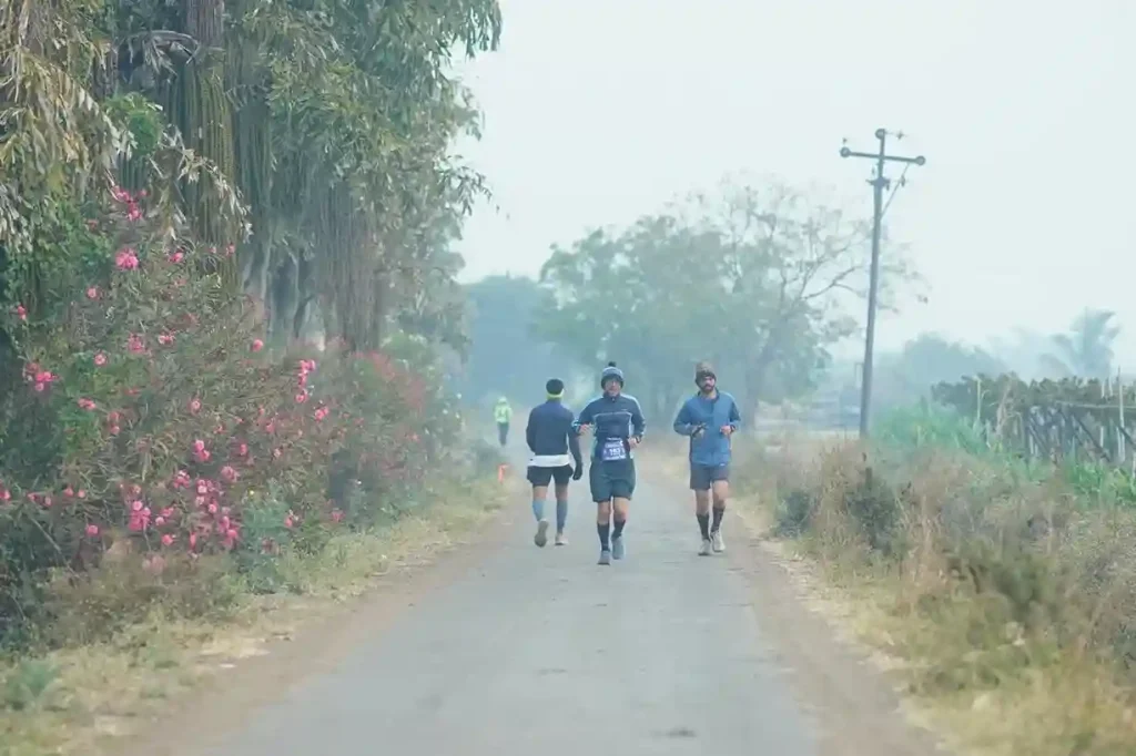 Trail Running Marathon Two youths from Surat achieved success in the country's longest-distance trail running marathon.