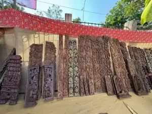 Wood Carving Painting Centuries-old wooden artifacts from a small village in Andhra Pradesh reached corners of the world