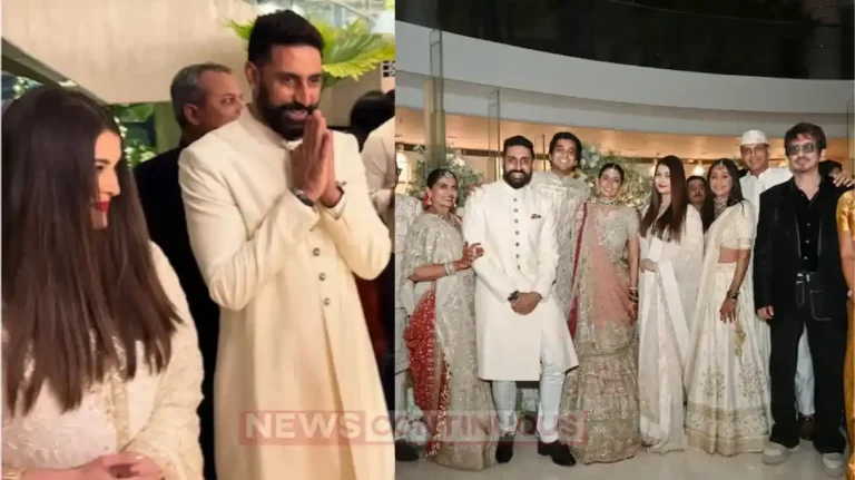 abhishek and aishwarya attend ashutosh gowariker son reception