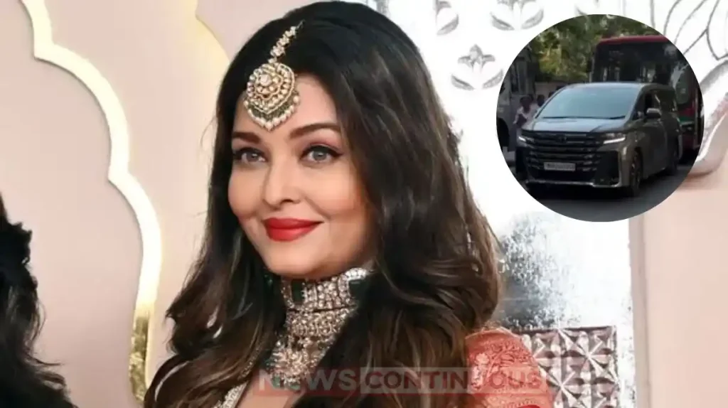 aishwarya rai bachchan car hit by bus videos goes viral