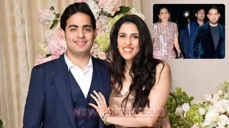 shloka mehta with akash ambani in blingy disco dress shloka mehta with akash ambani in blingy disco dress