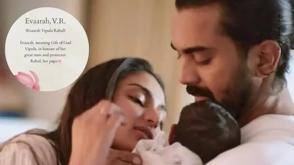 Athiya Shetty and KL Rahul Reveal Daughter Name