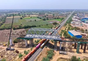 Bullet train project, Steel bridge, Mumbai, Ahmedabad, bullet train , pm modi dream project,