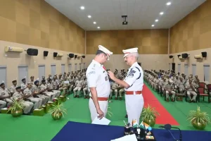 CRPF Shaurya Divas Tributes paid at the Martyrs' Memorial located at the 100th Battalion RAF Camp in Vastral, Ahmedabad on the occasion of Shaurya Divas.