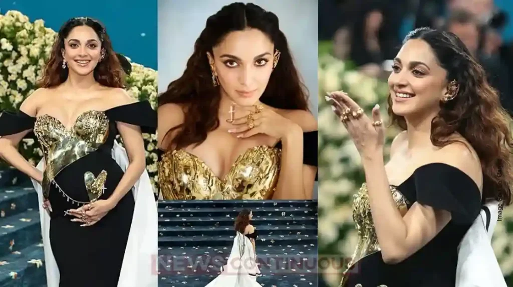 Met Gala 2025 Kiara Advani Flaunts Baby Bump at gala red carpet