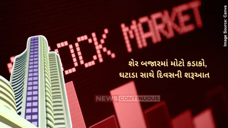 Stock Market Today Share market Opens with Decline, Sensex Falls 127 Points, Nifty Slips Below 25000