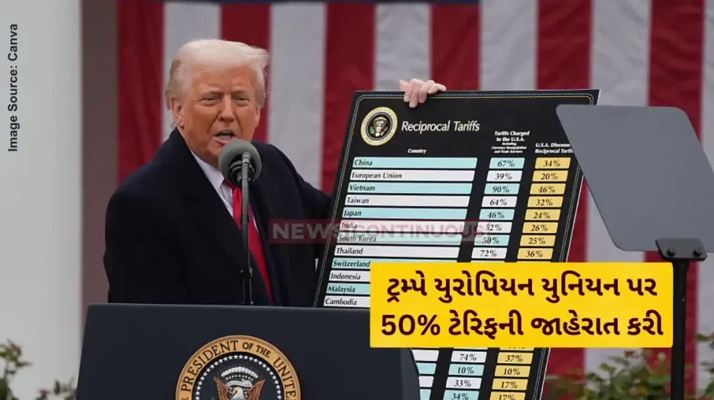 Trump Tariff War Trump recommends 50 pc tariff on the European Union from June 1