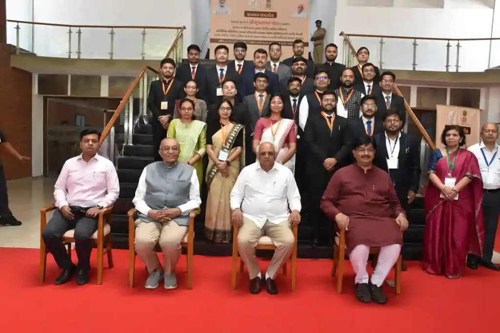 UPSC CSE 2024 Gujarat CM Bhupendra Patel felicitates SPIPA trainees for their success in UPSC Civil Services Examination 2024
