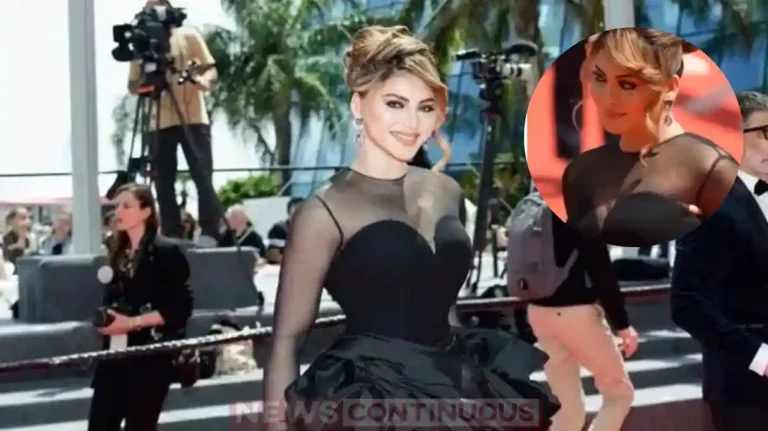 Urvashi Rautela reacts to torn dress at Cannes 2025