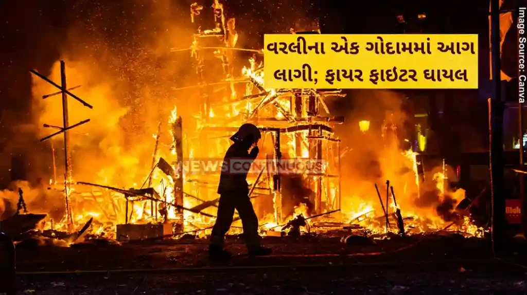 Worli Godown Fire worli godown fire mumbai fire fighter injured