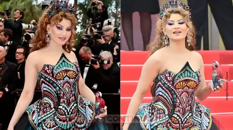 cannes 2025 urvashi rautela crystal parrot clutch of more than 4 lakh cannes 2025 urvashi rautela crystal parrot clutch of more than 4 lakh