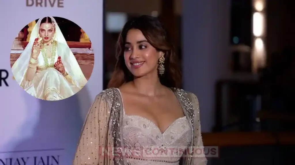 Janhvi Kapoor Pays Tribute to Rekha Umrao Jaan with Stunning Traditional Look