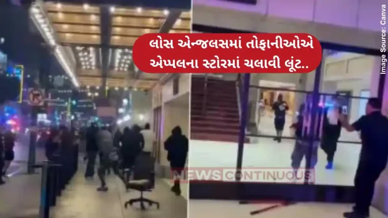 Loot in Apple Store Masked Men Loot Apple Store Overnight In Los Angeles Amid Immigration Protests WATCH