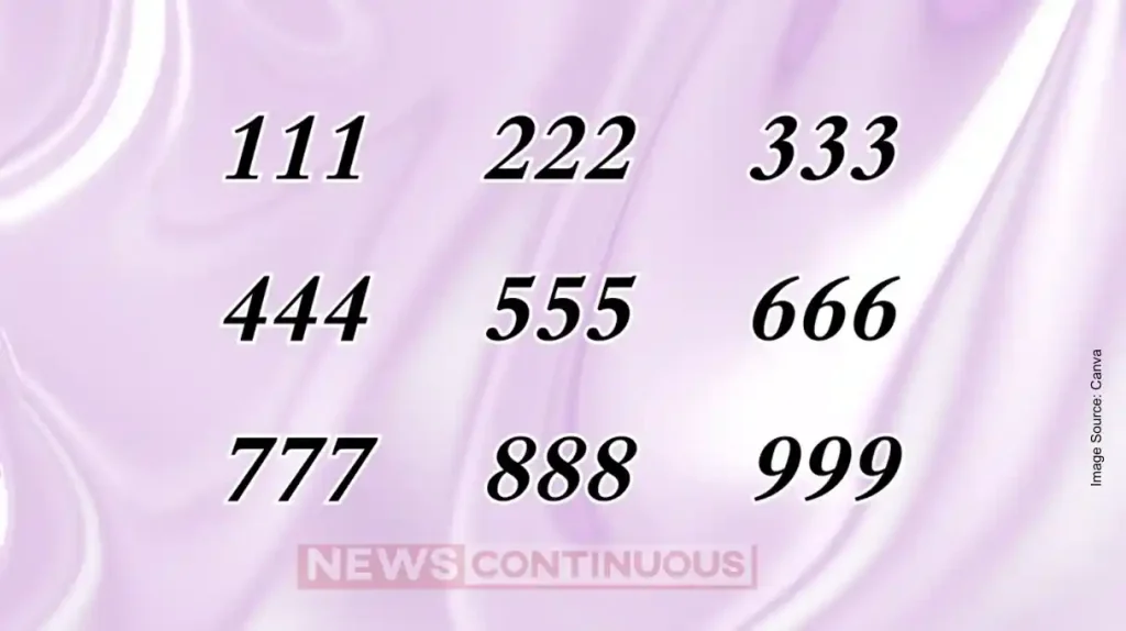 Numerology Seeing 111, 222, 333 Repeatedly Dont Ignore These Angel Numbers