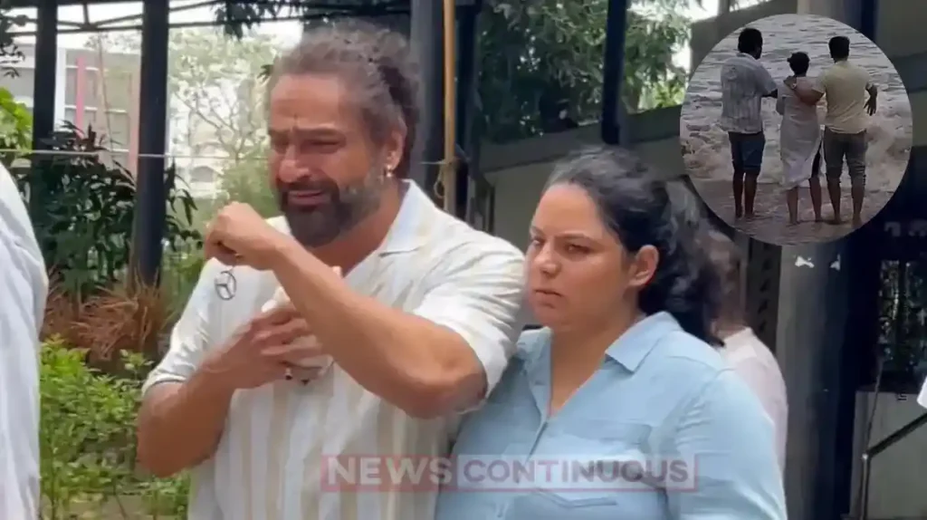 Parag Tyagi Breaks Down After Shefali Jariwala Ashes Immersed at Juhu Beach