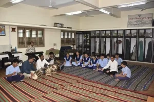 World Music Day 2025 melodious musical performance of the sighted children of Andhajan Mandal School, located in Ghoddod, excels in melody, rhythm and rhythm.